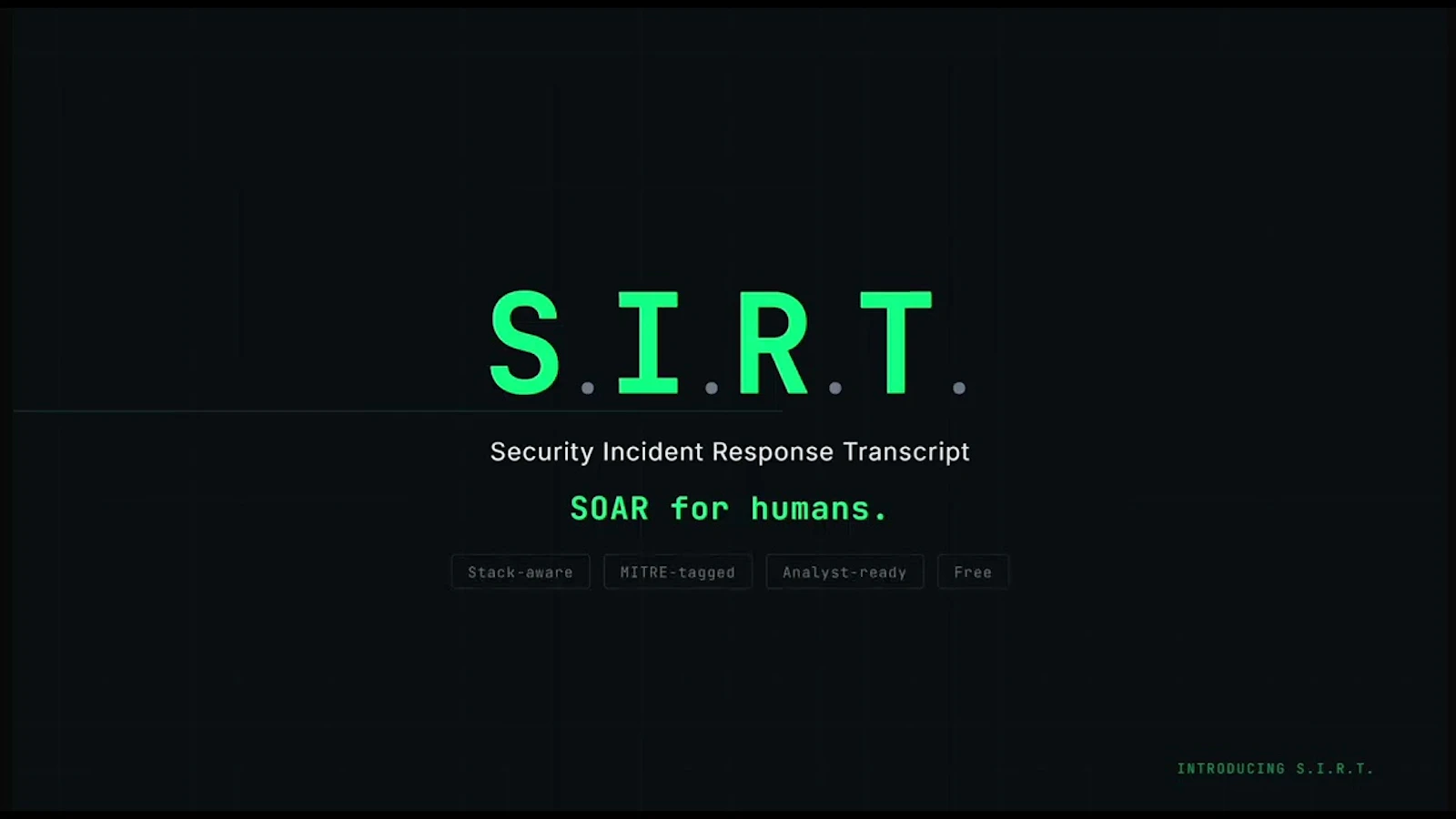 Security Incident Response Transcript screenshot 1 (video preview)