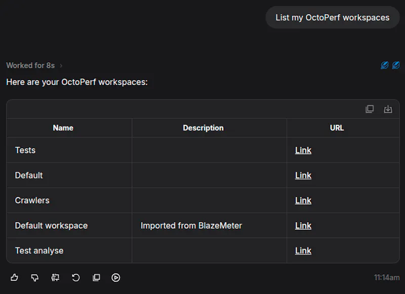 OctoPerf MCP Server screenshot 3