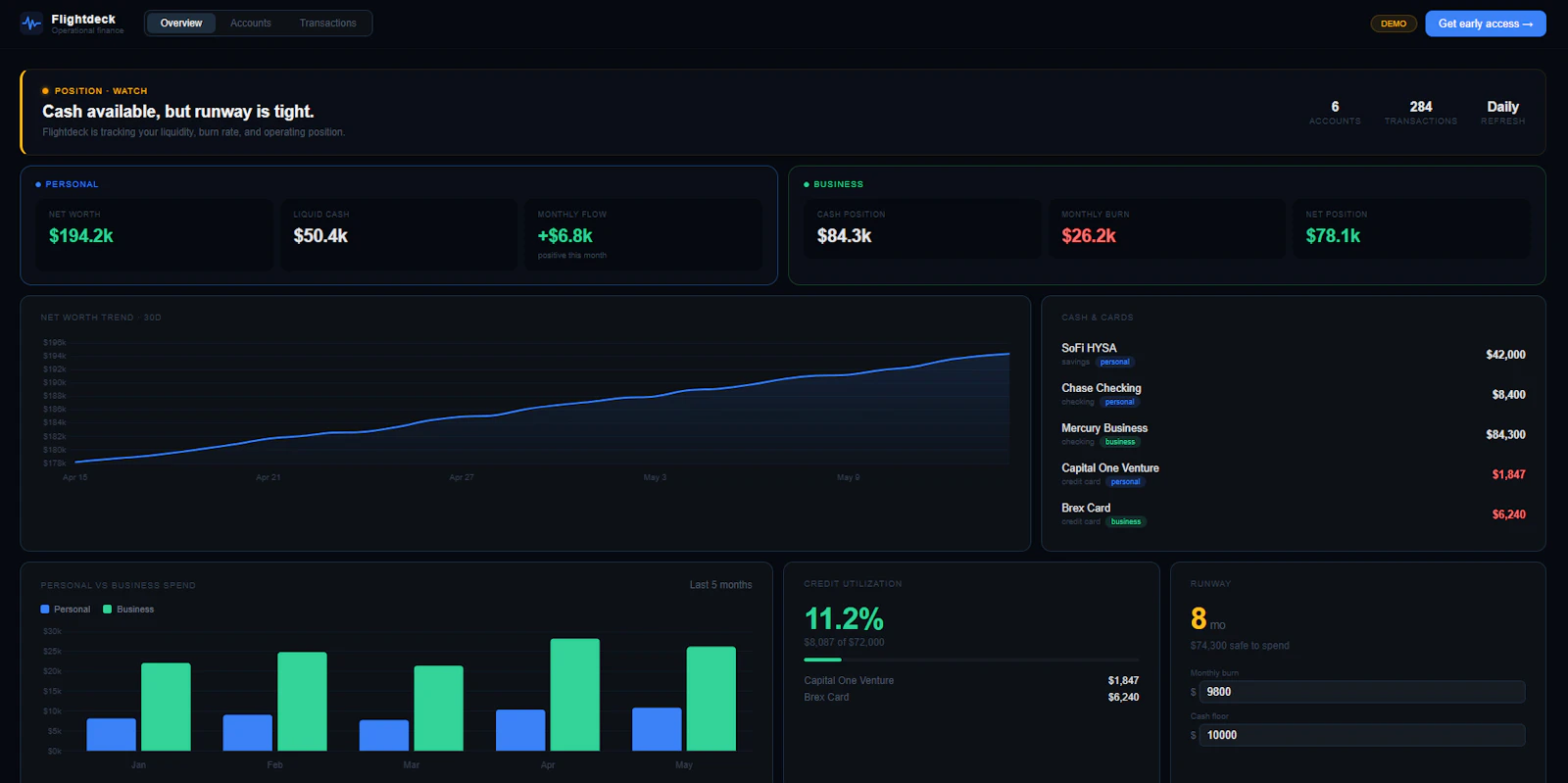 Flightdeck screenshot 1