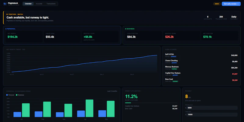 Flightdeck screenshot 1