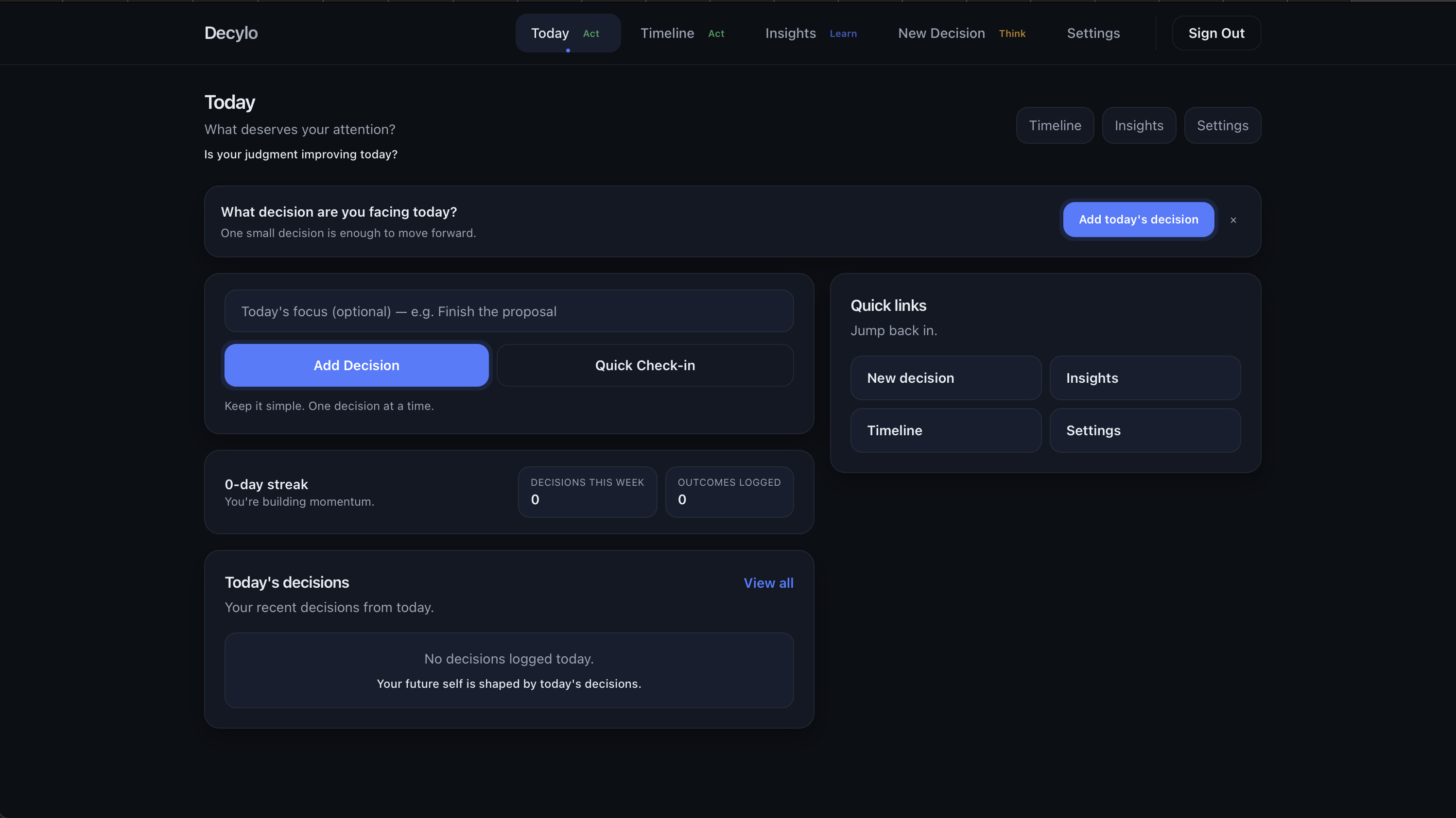 Decylo — Make Better Decisions Every Day gallery image