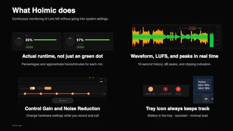 Holmic screenshot 3