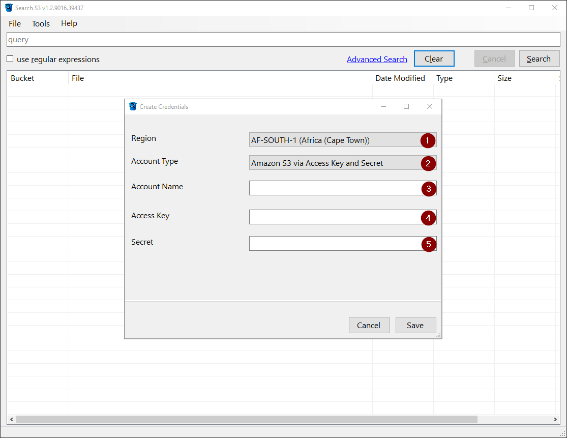 Buscas3 - Amazon S3 Search Client para Windows.S3 Bucket Explorer GUI. media 5