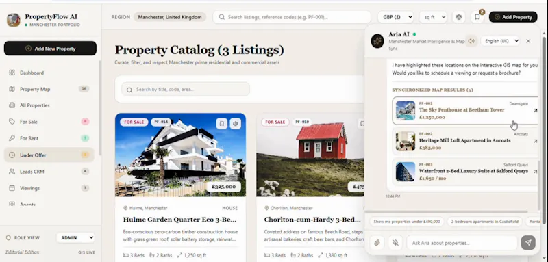 PropertyFlow AI screenshot 2