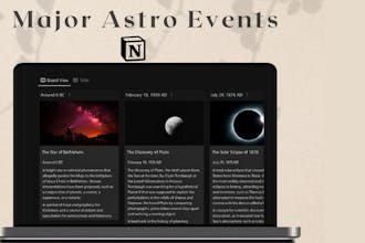 ASTROLOGICAL EVENT DIARY gallery image