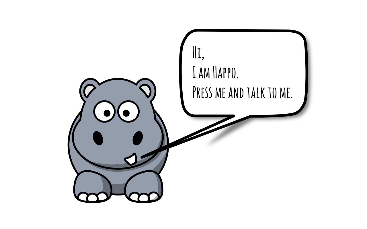 Happo the happiness hippopotamus gallery image