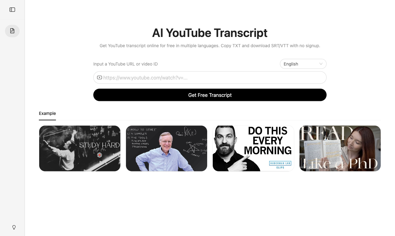 AI YouTube Transcript gallery image