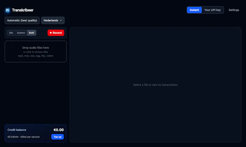 Transkribeer 2.0 screenshot 3