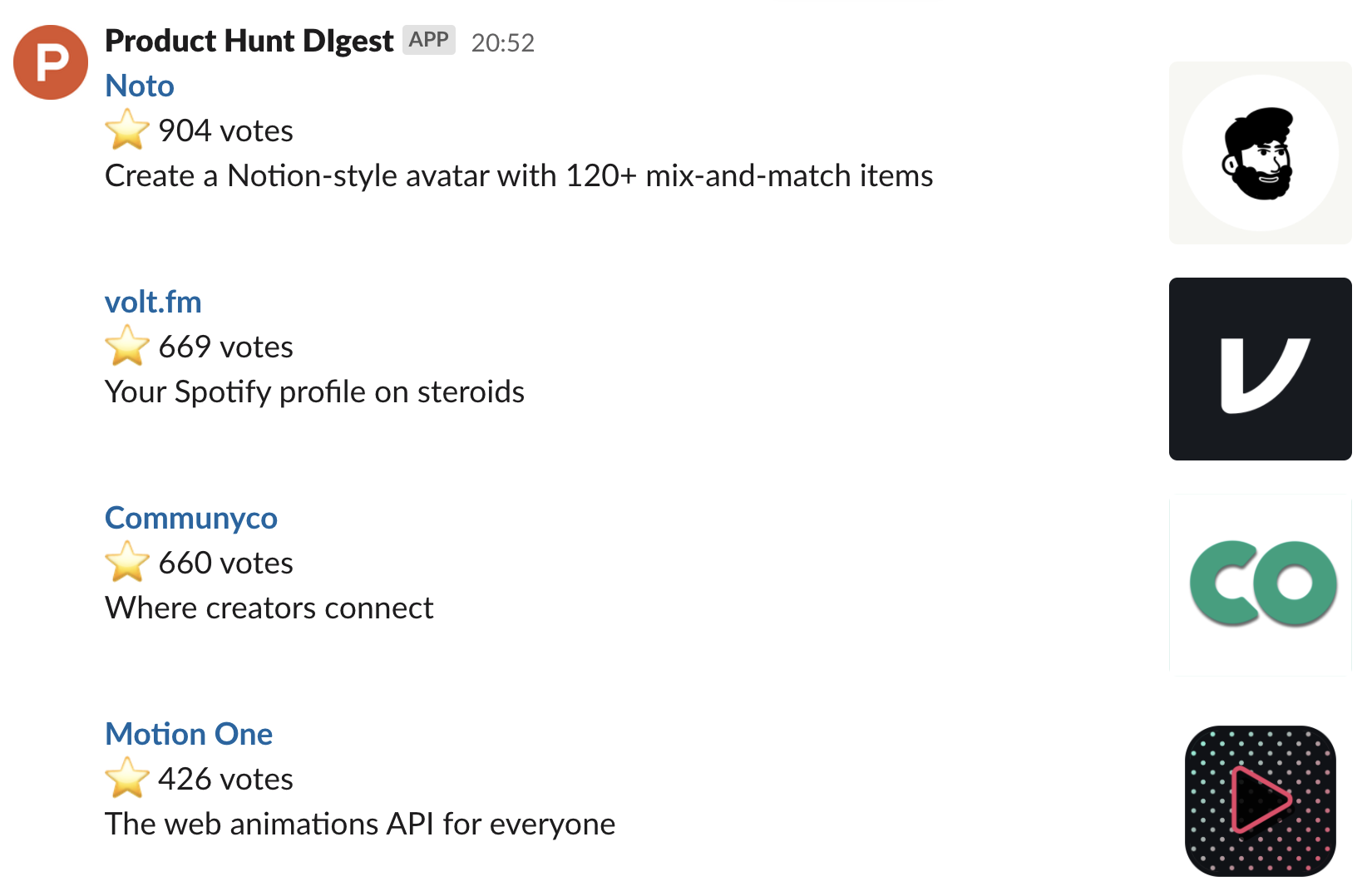 Product Hunt Digest (Unofficial) gallery image