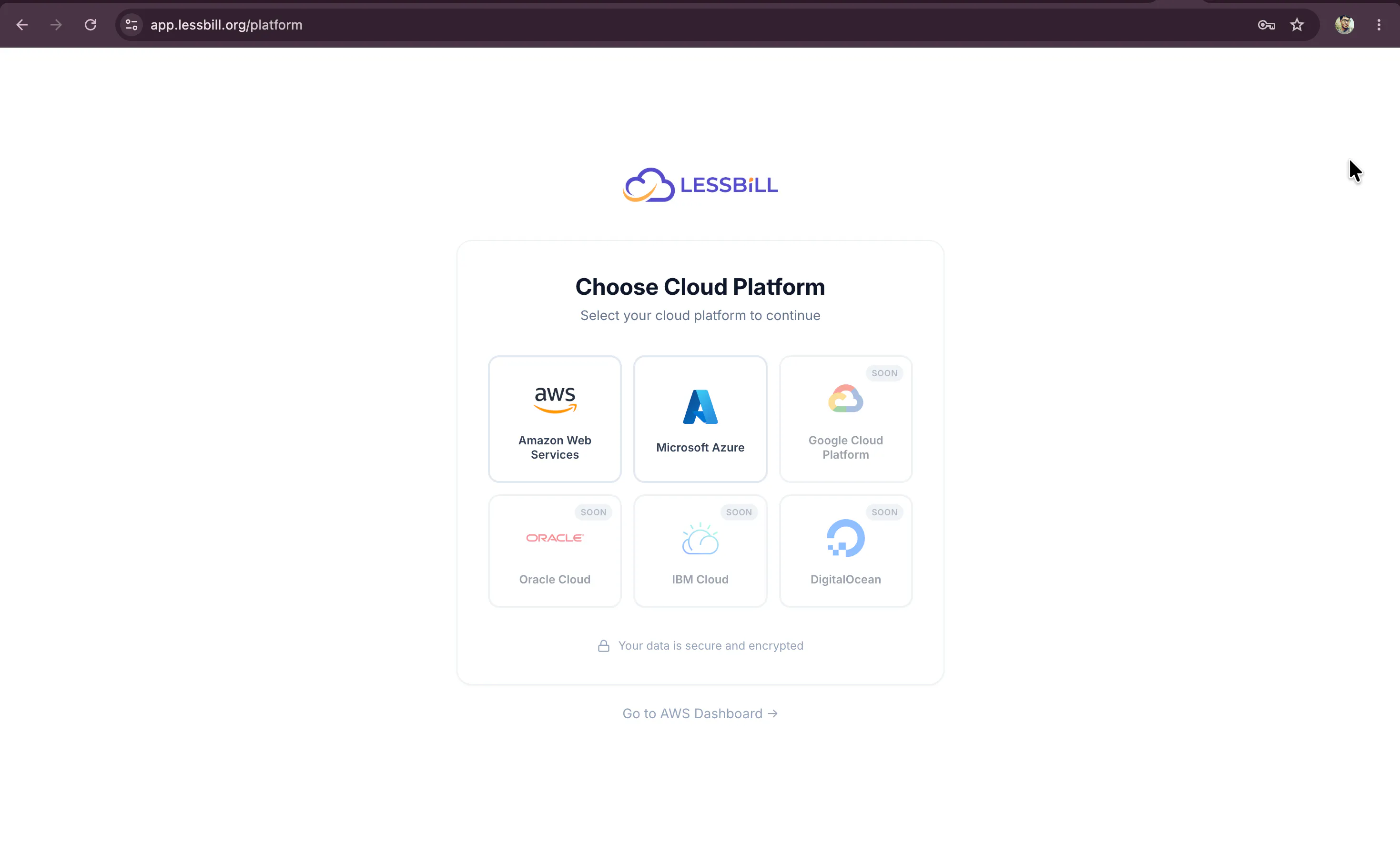 LessBill - AI Cloud Cost Engineer 截图 2