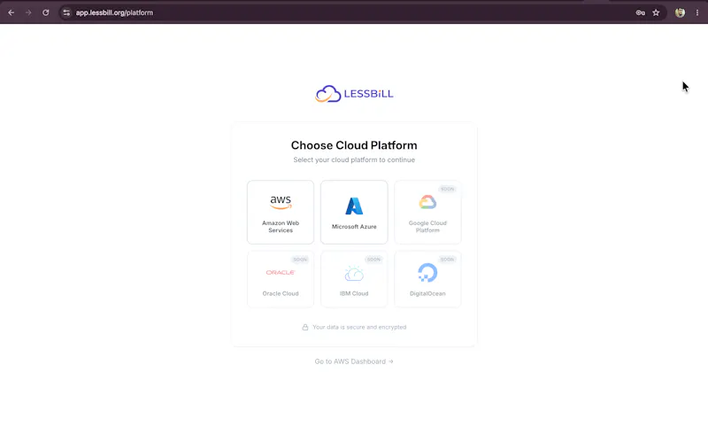 LessBill - AI Cloud Cost Engineer screenshot 3