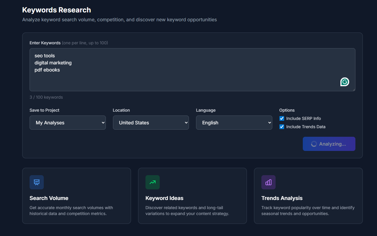 RankLure - Screenshot 2 showing product features and functionality