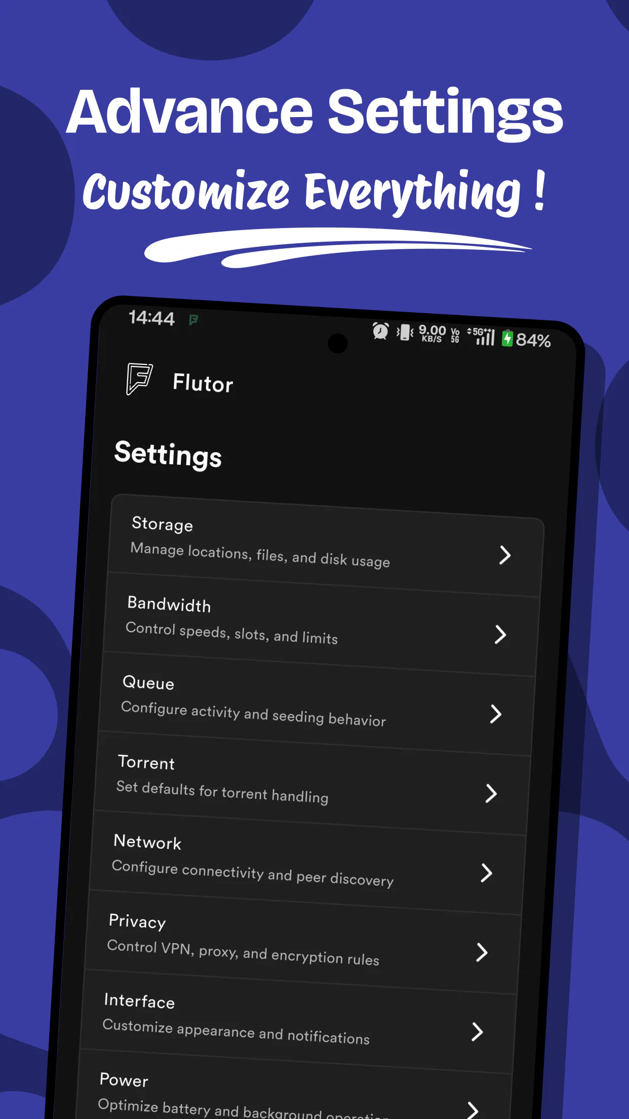Flutor - Torrent Downloader gallery image