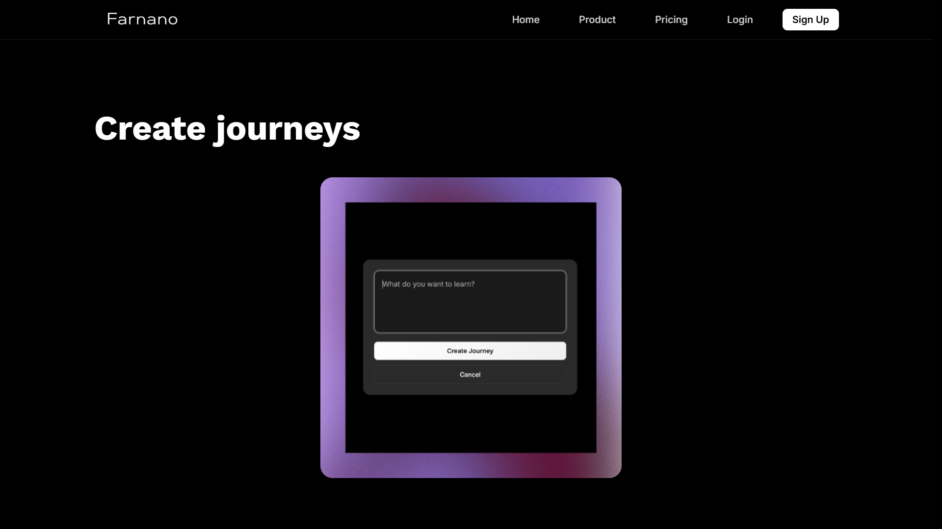 Farnano - Screenshot 2 showing product features and functionality