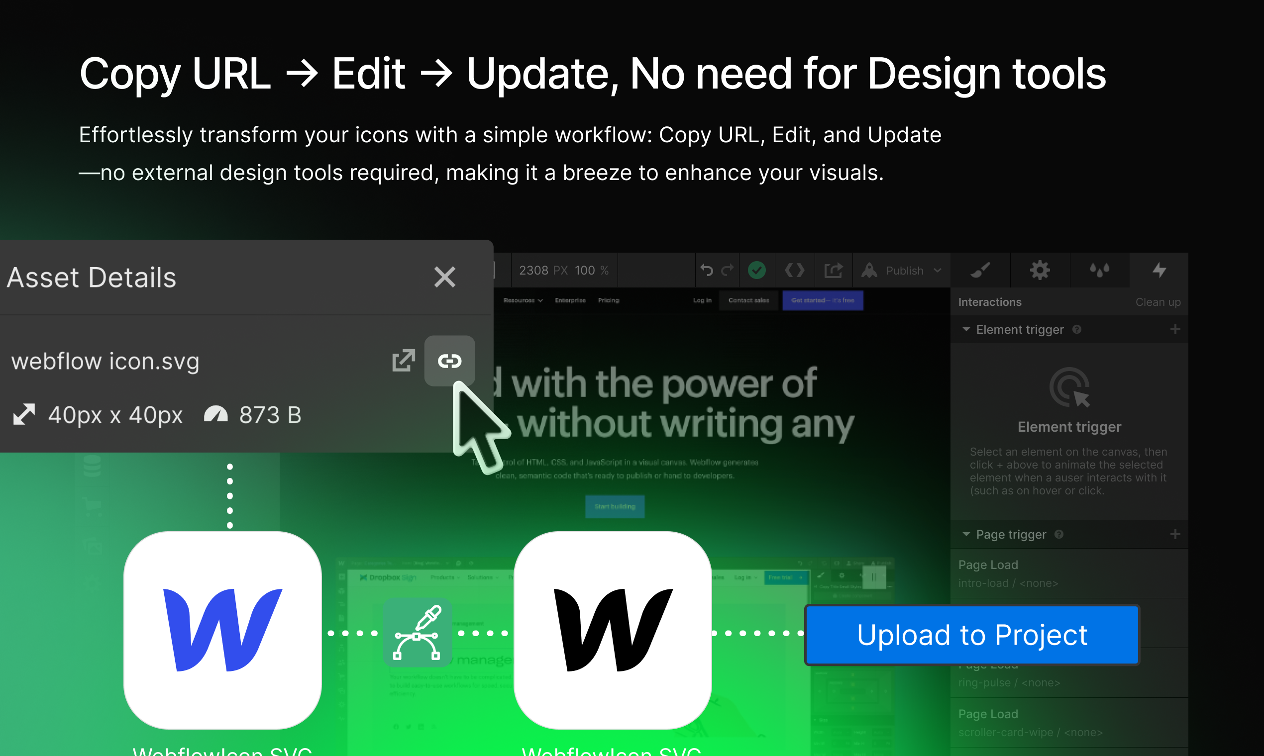 Media Svgflow - Edit warna dan saiz SVG betul -betul di aliran web 5