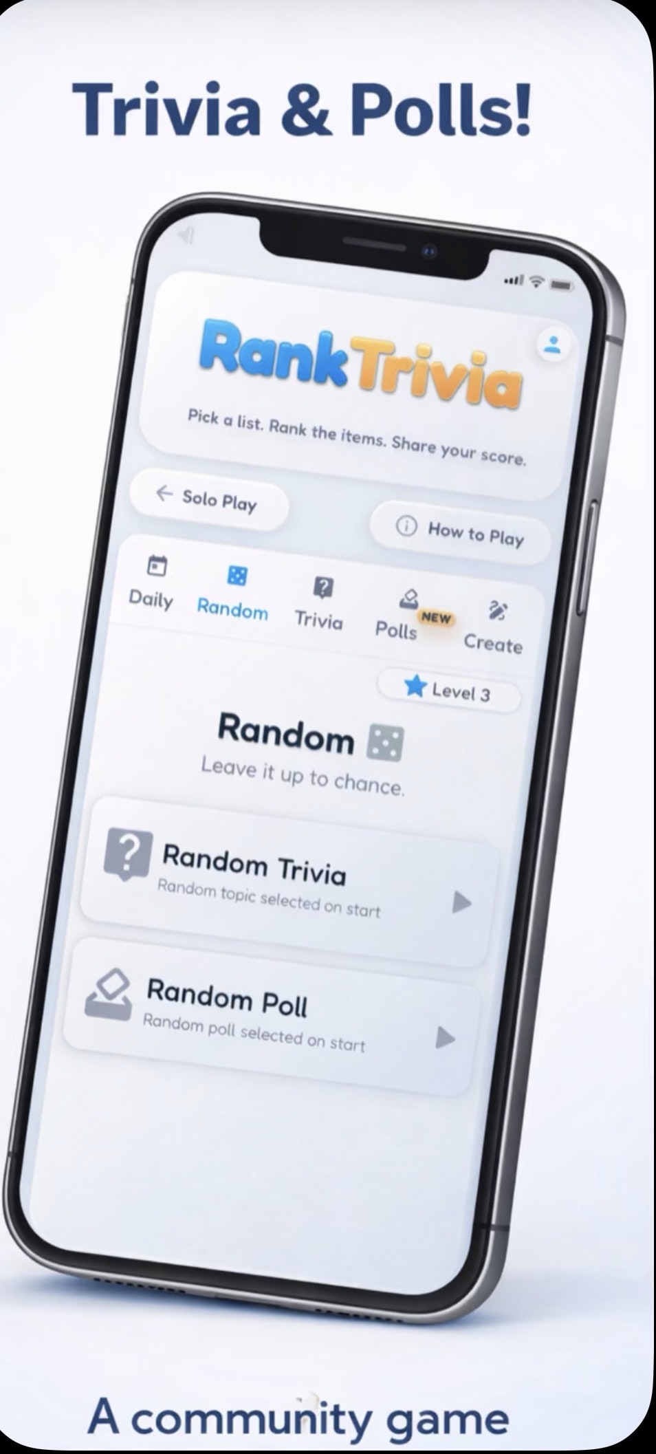 RankTrivia Trivia & Polls gallery image