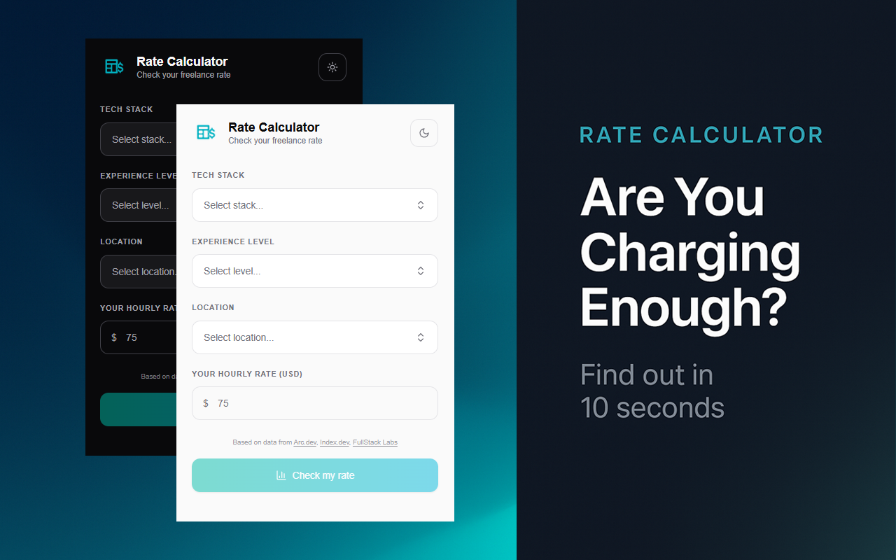 Freelance Rate Calculator gallery image