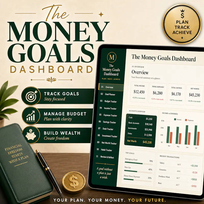 The Money Goals Dashboard  screenshot 2