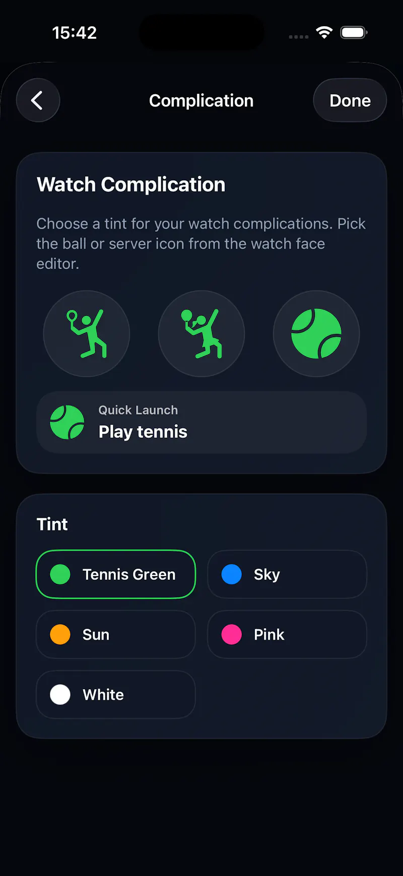 Tennis Motion screenshot 4