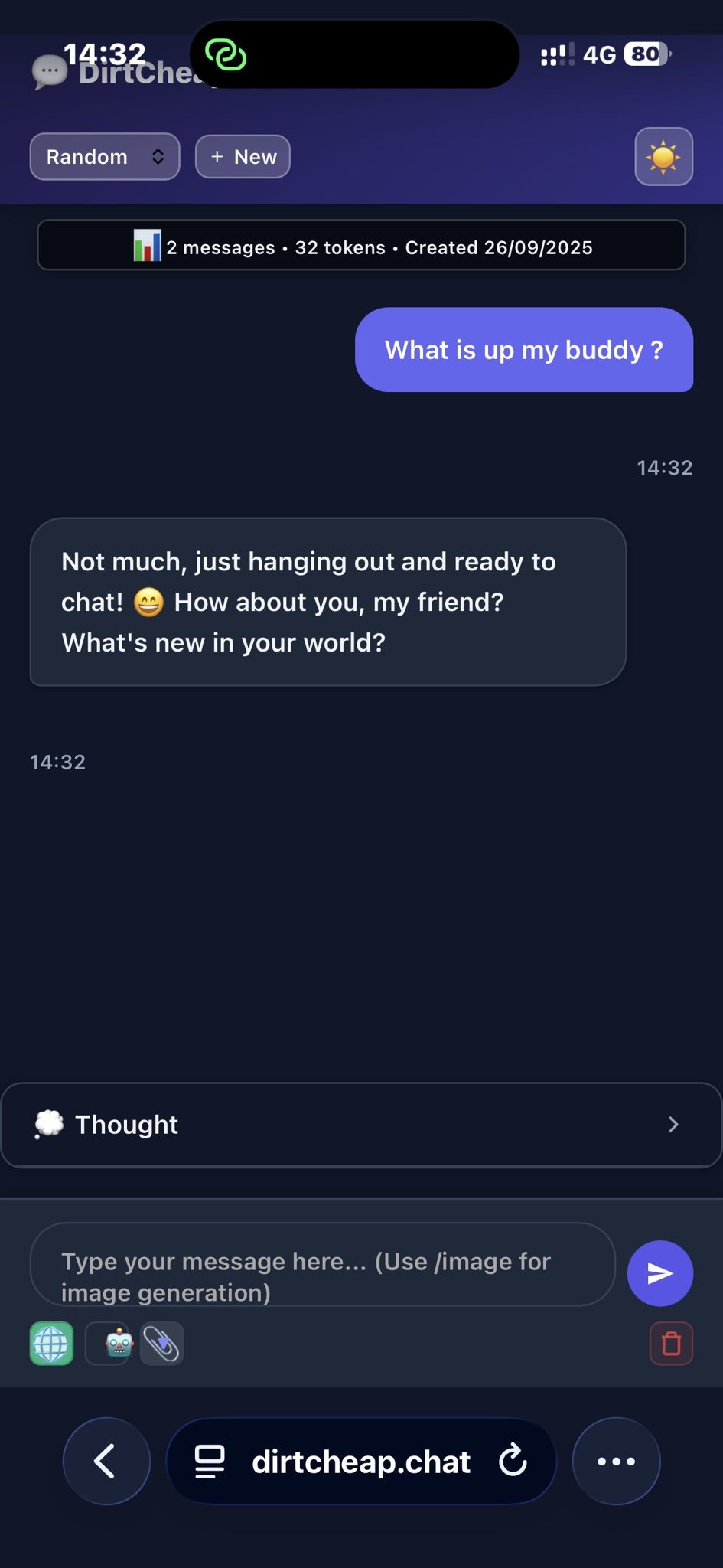Média Dirtcheapchat - Service de chat LLM gratuit 2