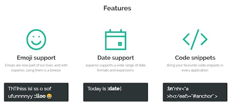 Espanso gallery image