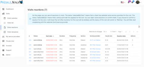 Services Marketplace Presale.Ninja gallery image