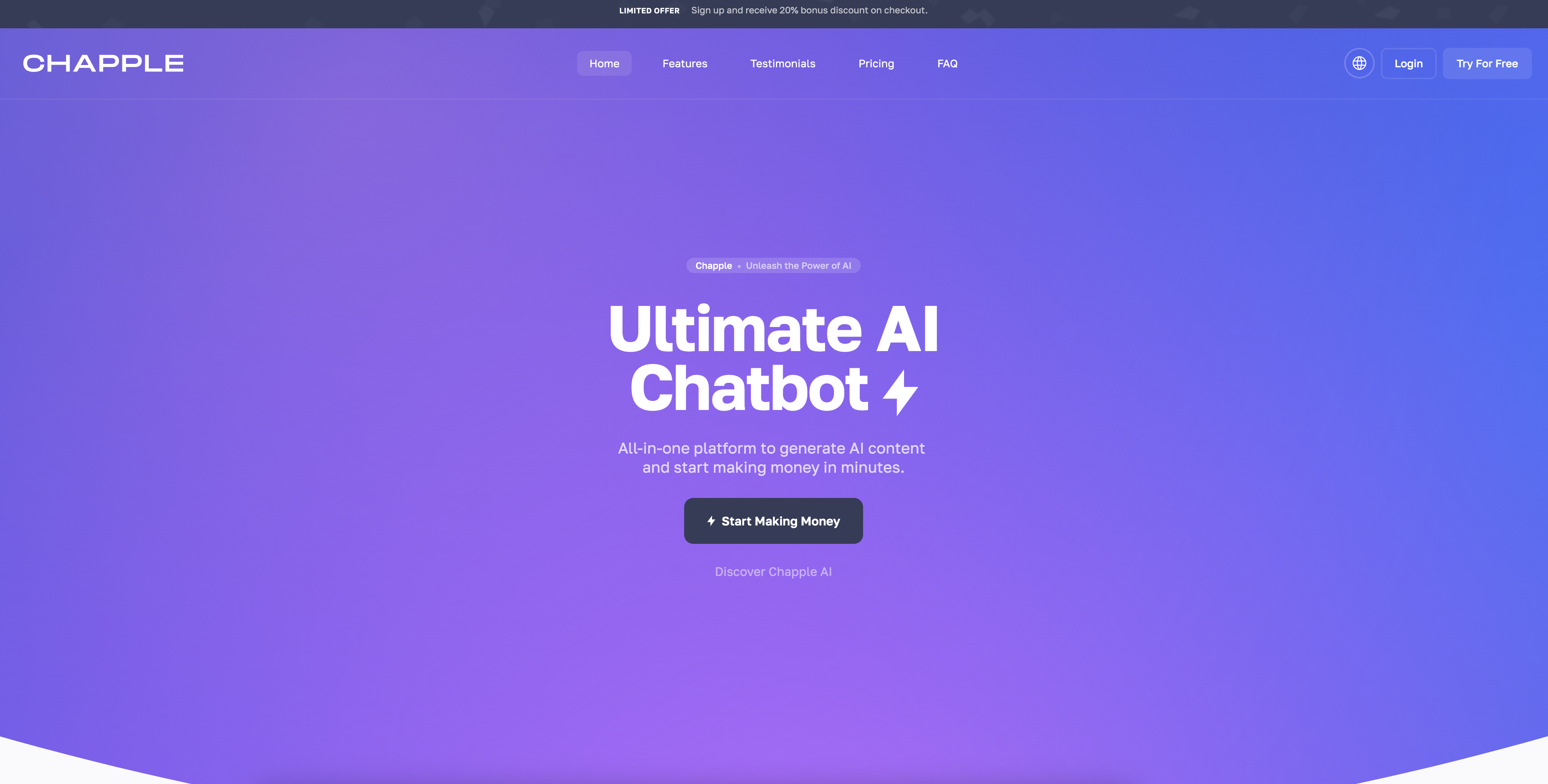 startuptile Chapple-Chapple is a one-stop AI-powered content creation tool.