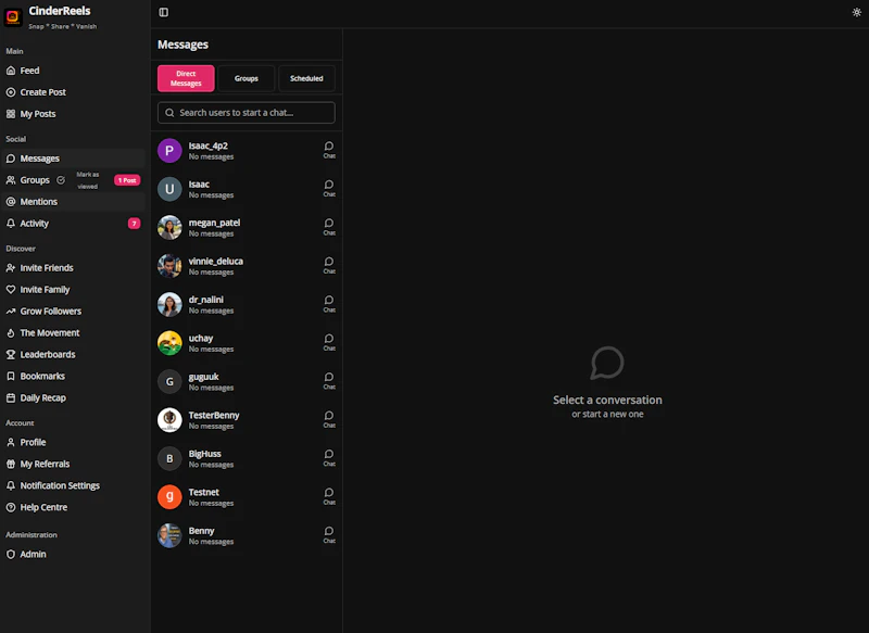 CinderReels.com screenshot 6