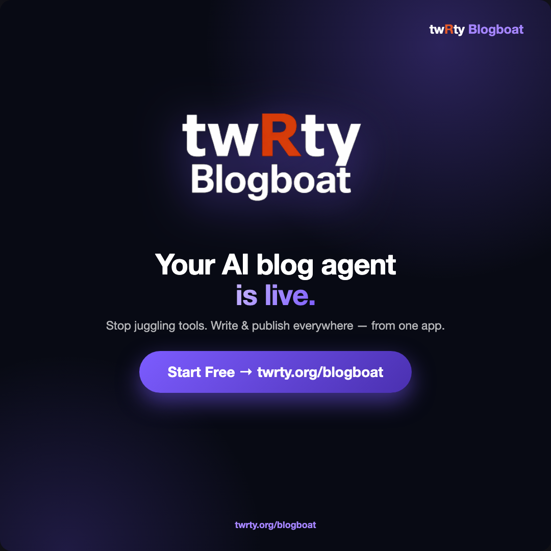 twRty Blogboat gallery image