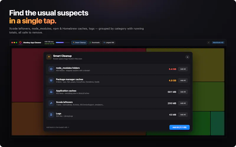DevBox Cleaner for macOS screenshot 2