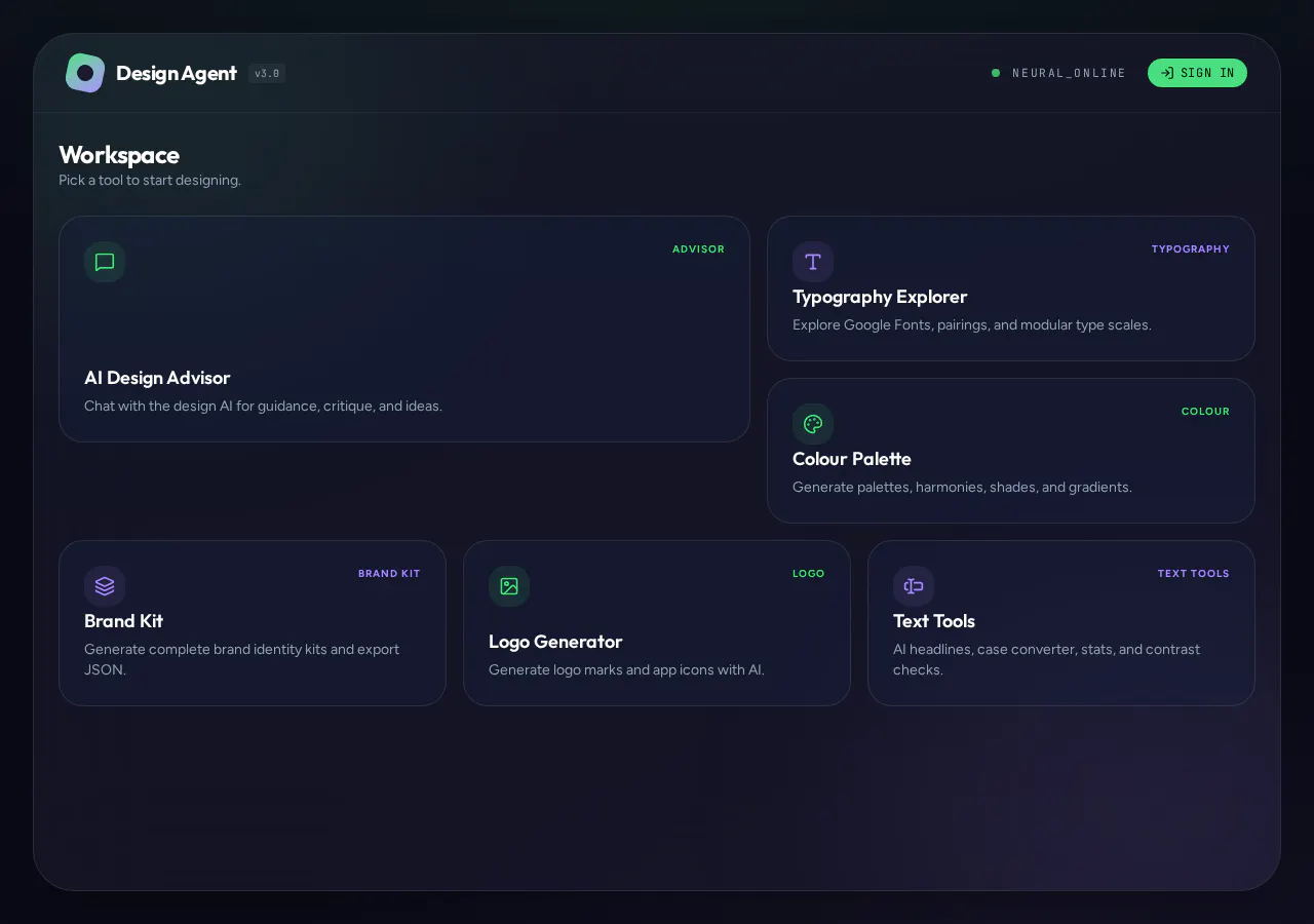 Design Agent By kynex screenshot