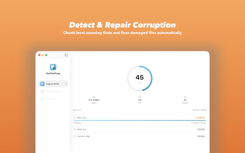 VerifiedCopy screenshot 4
