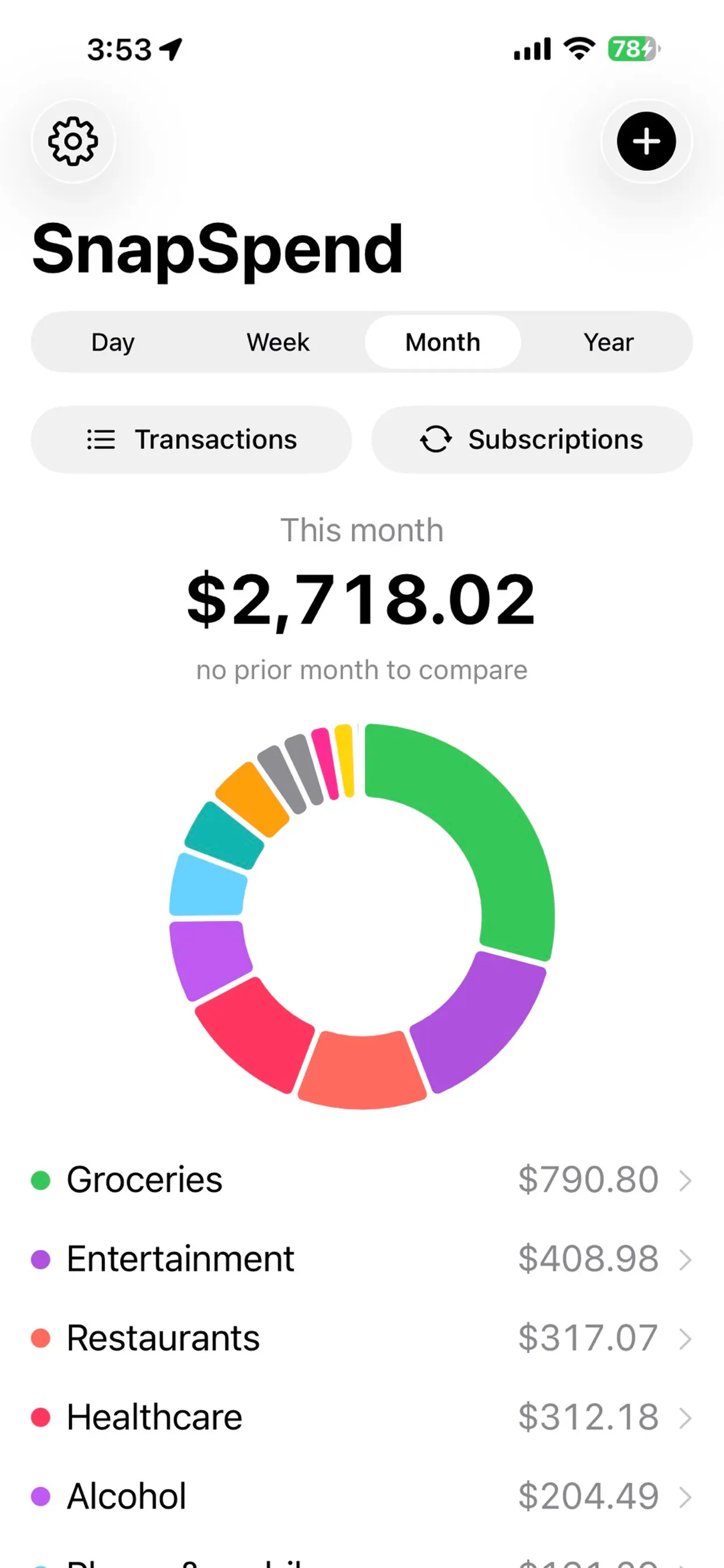 SnapSpend gallery image