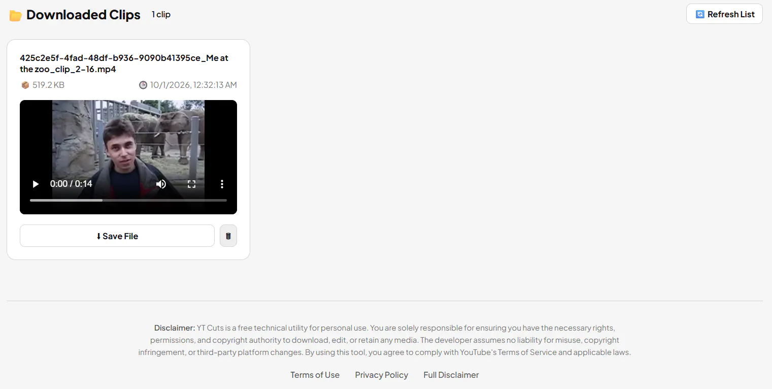 YT Cuts gallery image