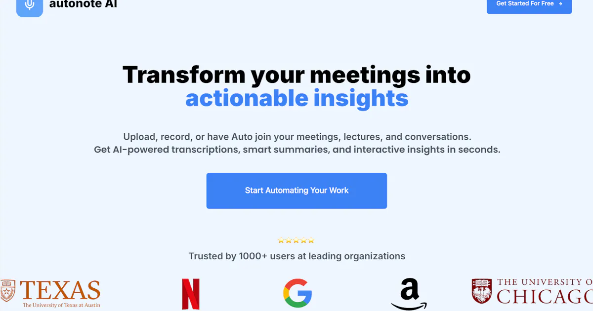 autonote AI