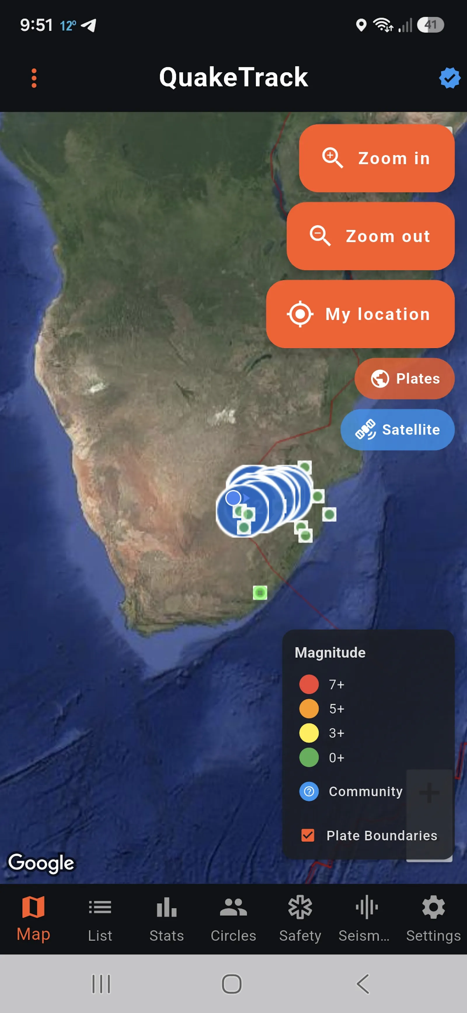 Introducing QuakeTrack! screenshot 5