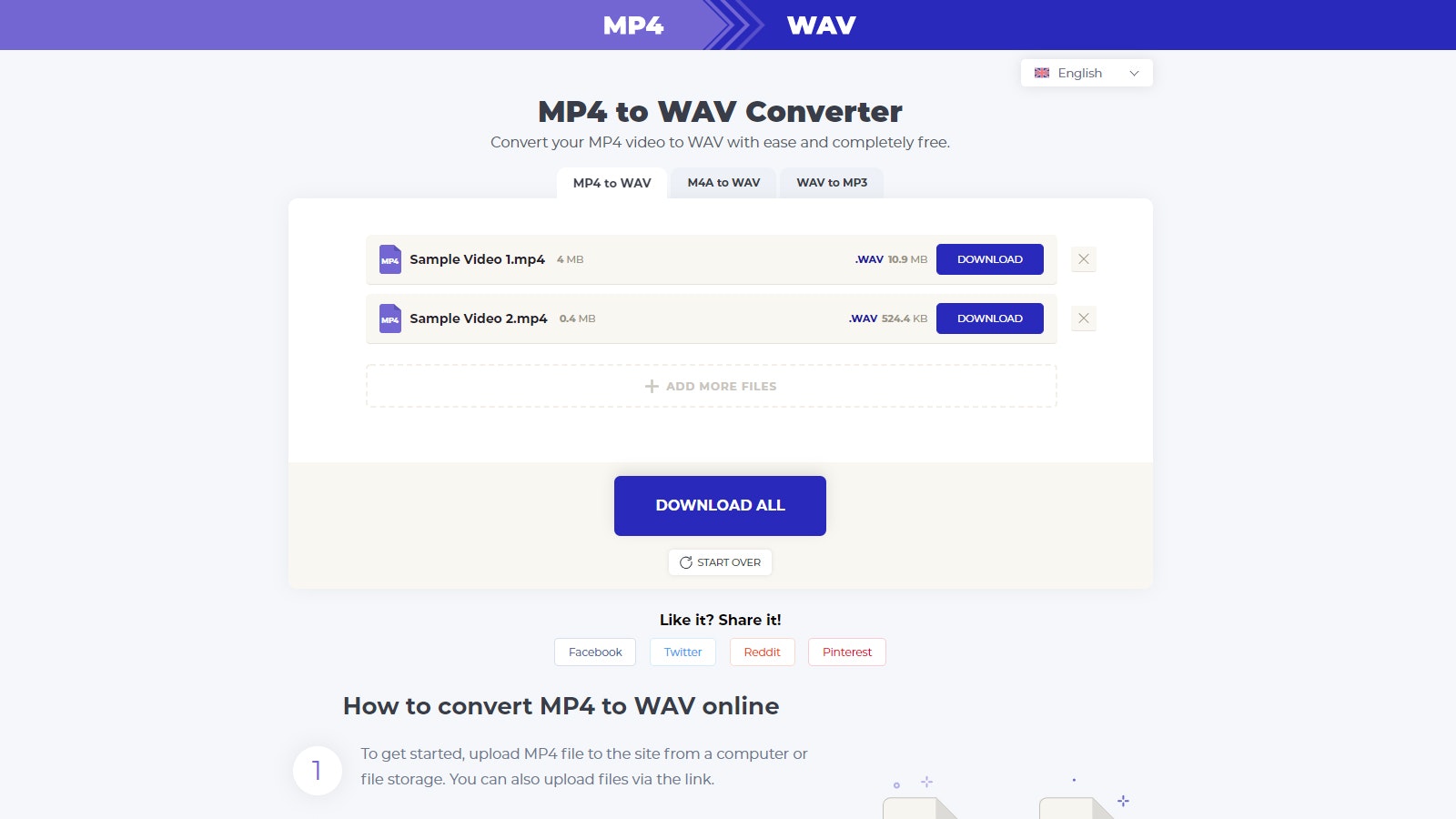 MP4 to WAV Converter gallery image