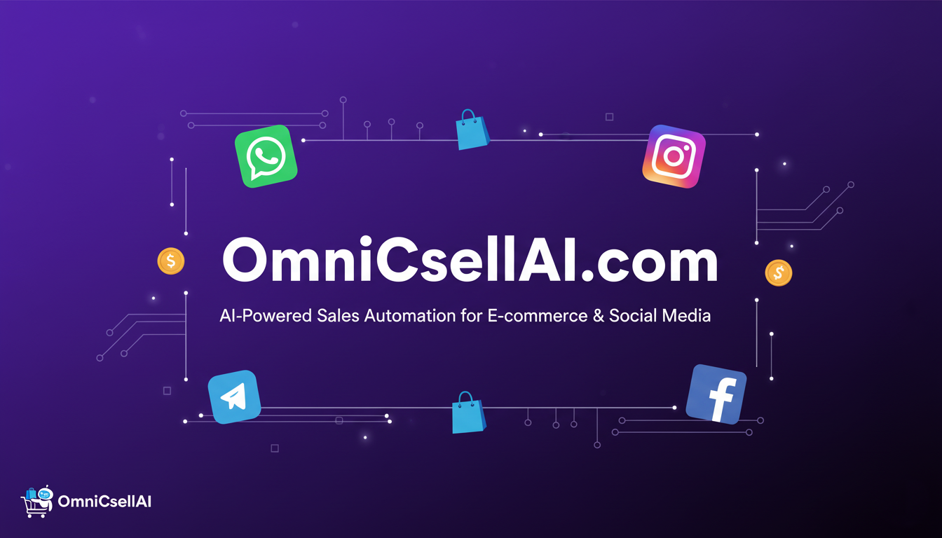OmniCsellAI- Automate Your Sales with AI - Main screenshot showing features and interface