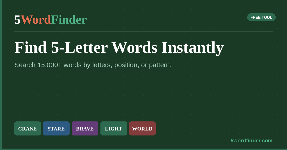 5WordFinder gallery image