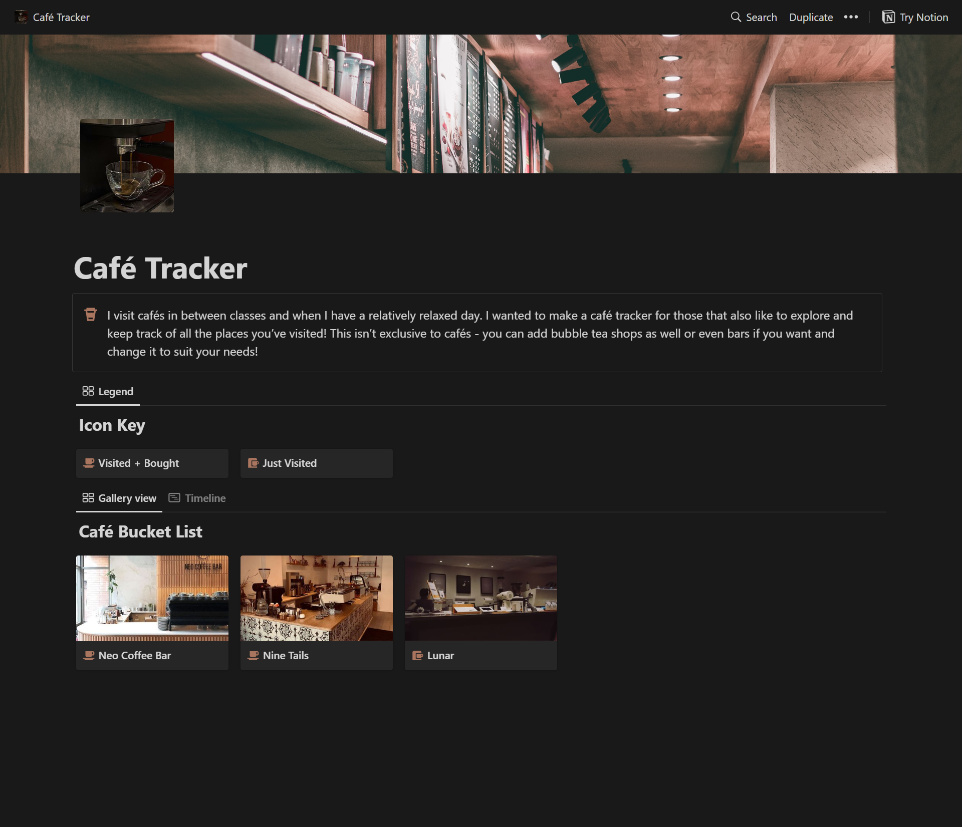 Kafe Tracker - Tüm estetik kahve dükkanlarını izleyin medya 2