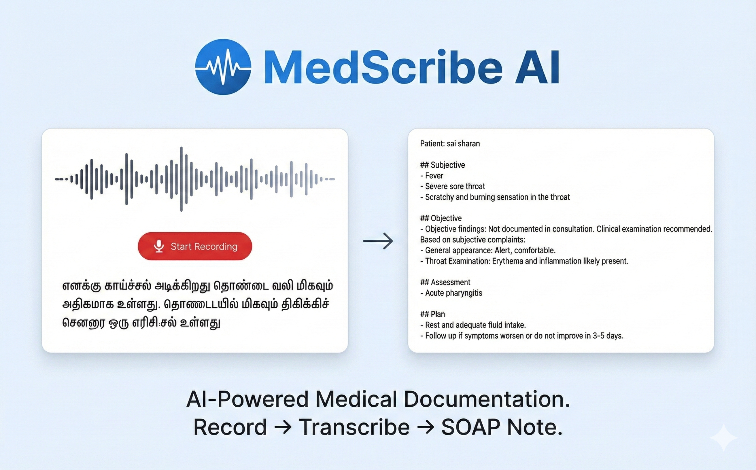 Medscribe AI