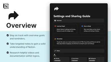 Notion Settings and Sharing Guide gallery image
