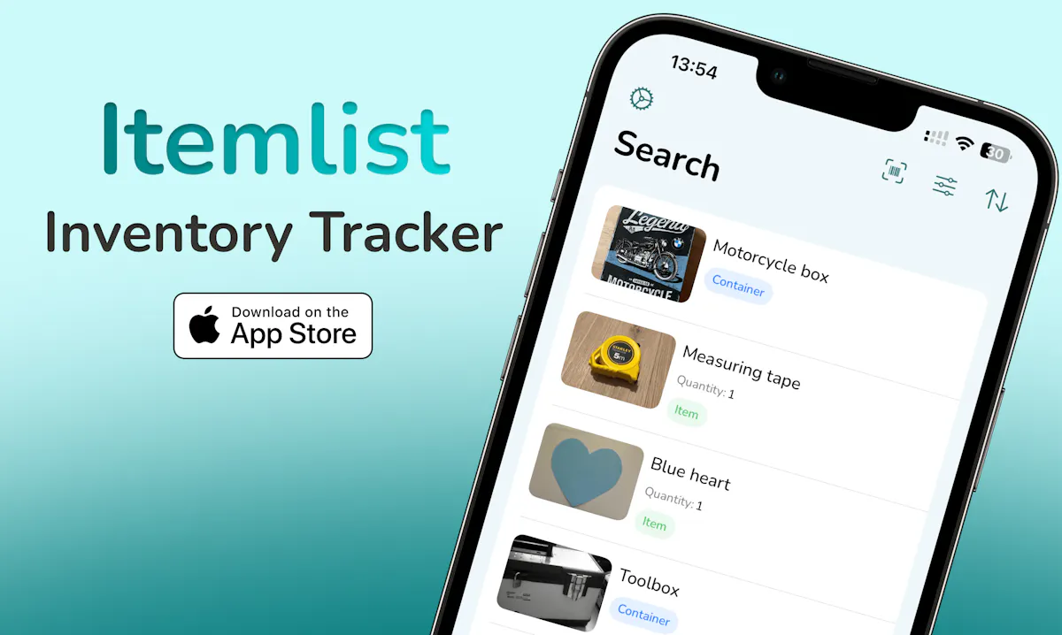 Inventory Tracker Itemlist