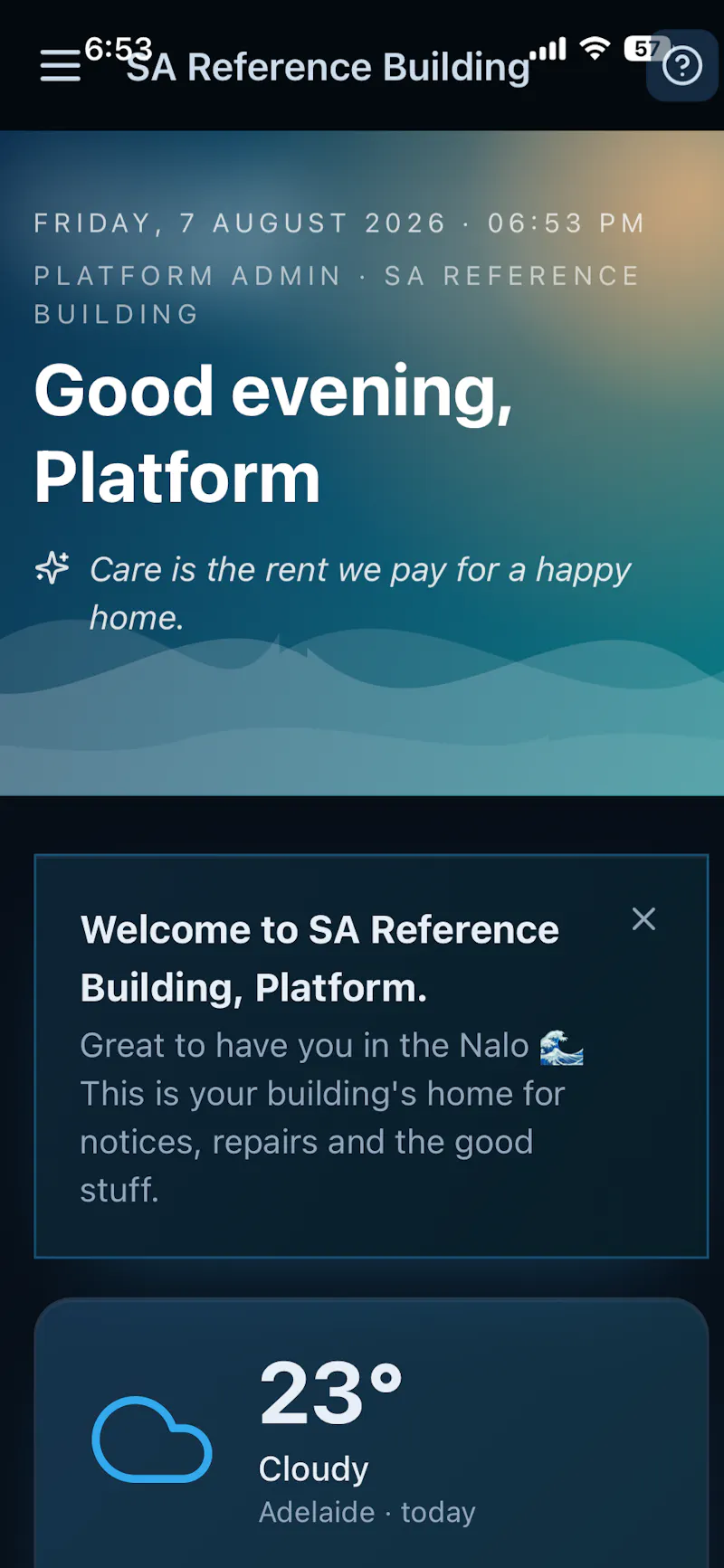 NaloHub. Community for every building screenshot 1
