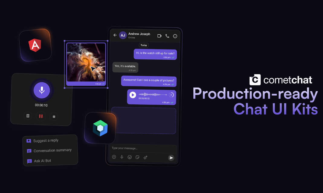Production Ready UI Kits by CometChat gallery image