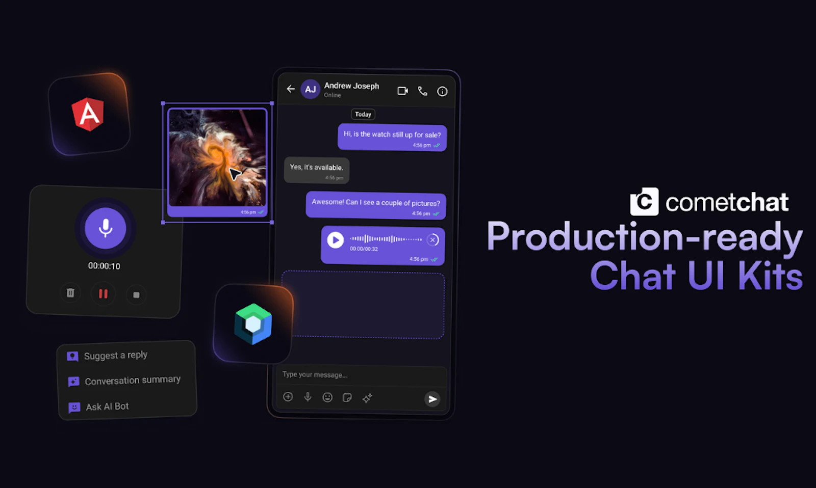 Production Ready UI Kits by CometChat screenshot 1