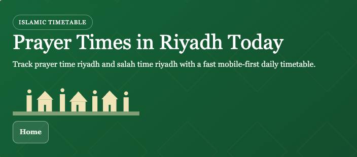 Prayer Time Riyadh gallery image