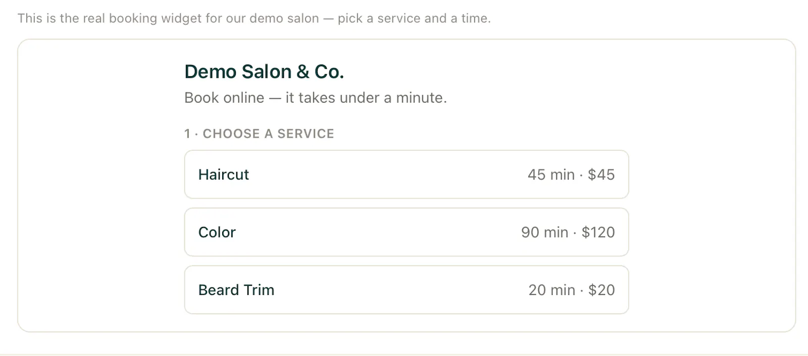 DayO Book — Every day, booked. screenshot 1