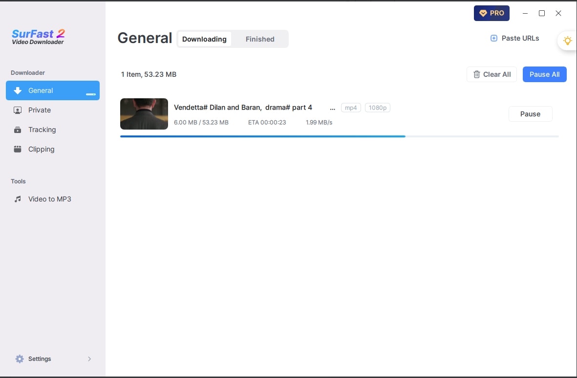Surfast वीडियो डाउनलोडर v2.0.0 - सभी के लिए सुरक्षित 8k वीडियो डाउनलोडर मीडिया 4