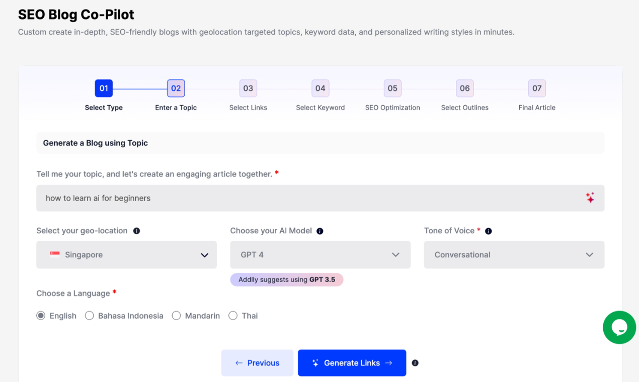 Media Addlly ai - Nhà văn AI, Copilot Blog SEO, phương tiện truyền thông xã hội & công cụ tiếp thị 4